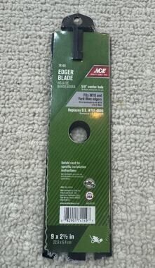 NEW Ace Brand 74179 Edger Blade for MTD and Yard-Man Replaces OE 781-0080